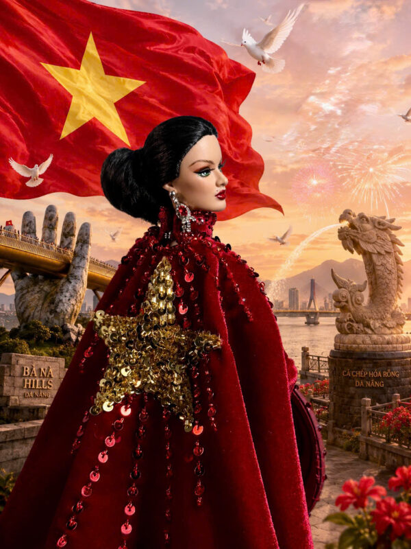 Áo Dài - VIET in Red