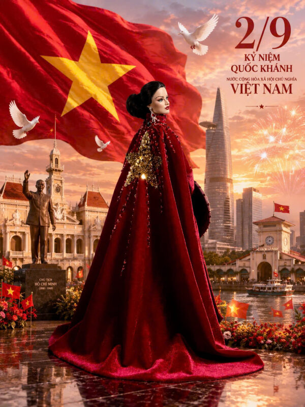 Áo Dài - VIET in Red