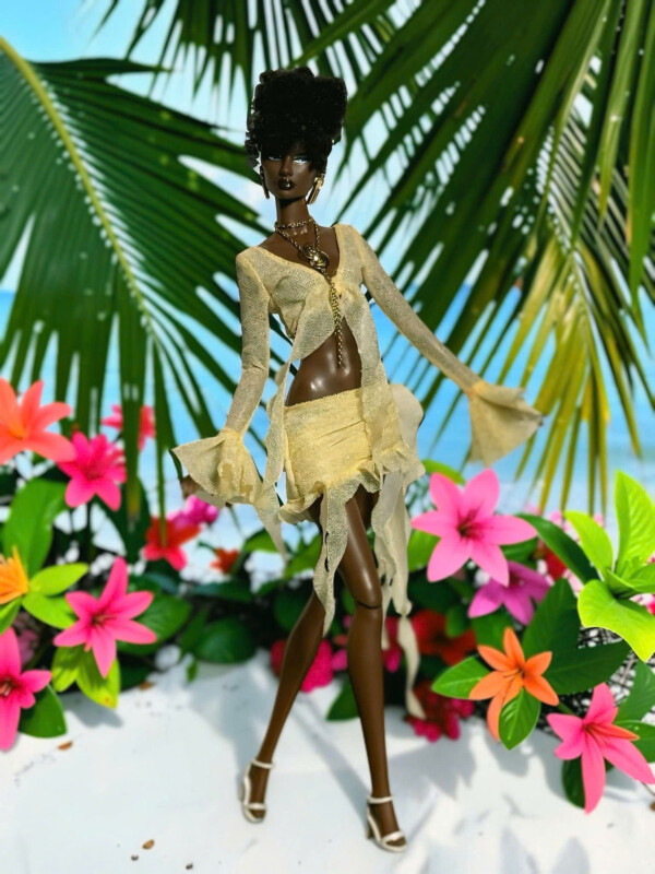Golden Tropics — Lace Resort Set