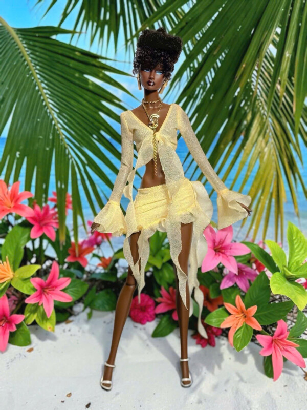 Golden Tropics — Lace Resort Set