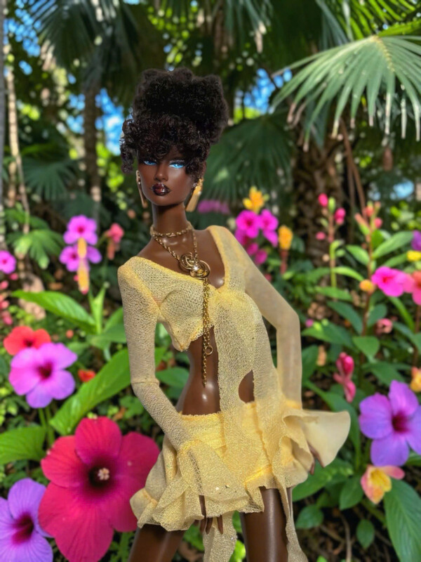 Golden Tropics — Lace Resort Set