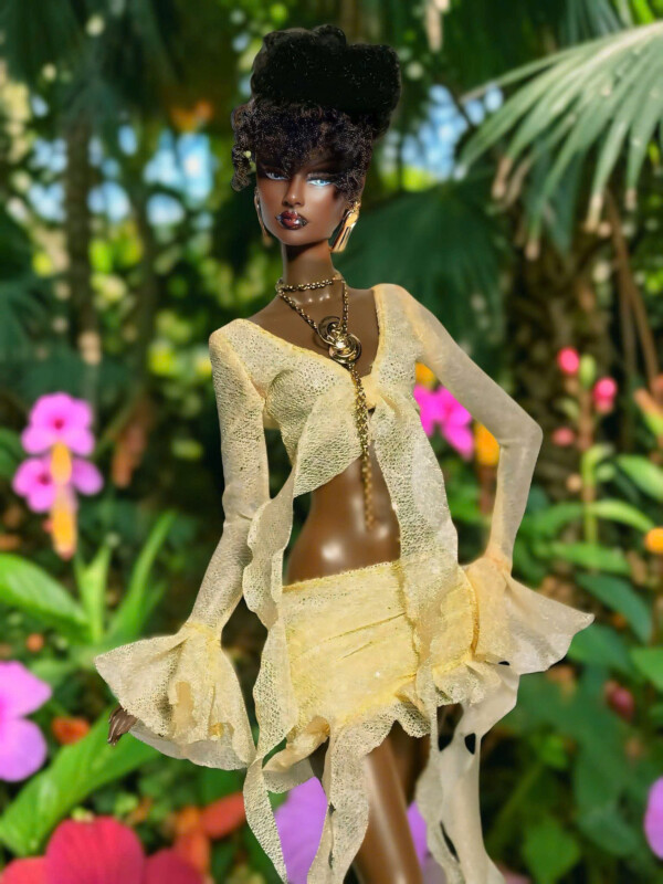 Golden Tropics Lace Resort Set for 30 cm fashion doll