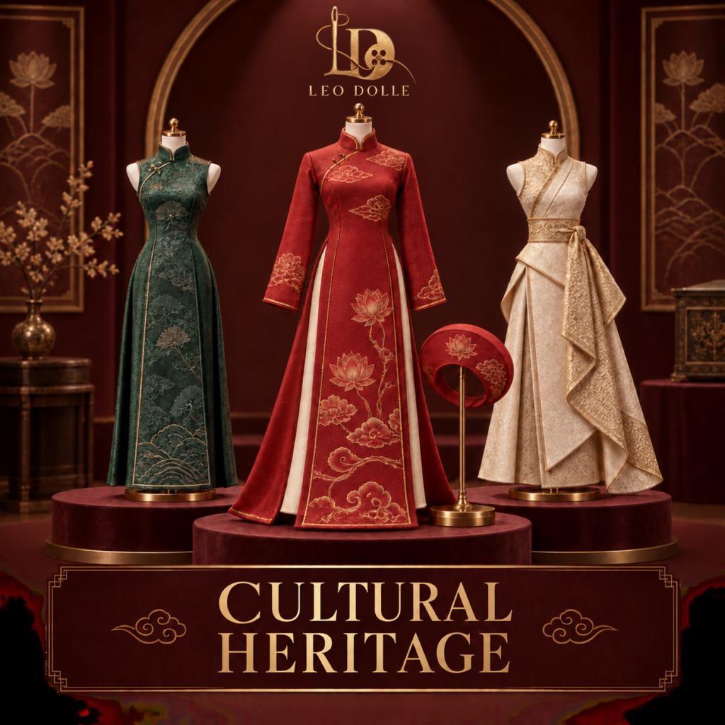 Cultural heritage outfits for fashion dolls